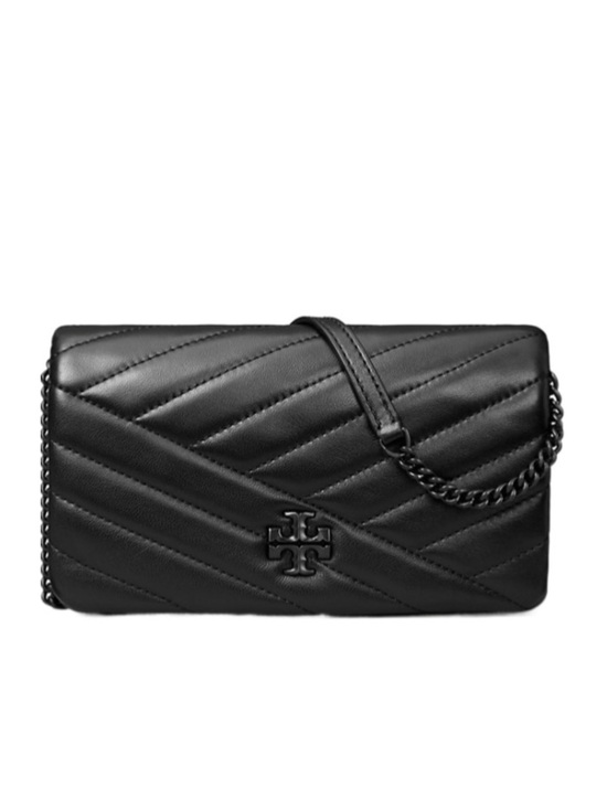 Tory Burch Handbags - Tory Burch Black Chevron Quilted Chain Crossbody
